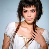 short-hairstyle-with-2-long-locks-of-hair