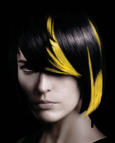 yellow-black-hair