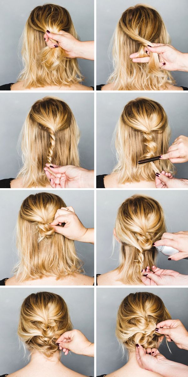 Как сделать из волос бантик: инструкция с пошаговым фото