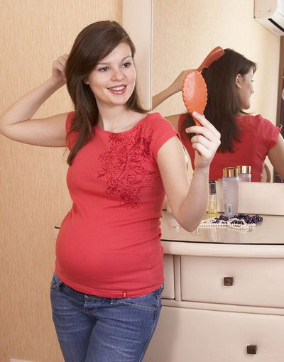 волосы во время беременности фото 2